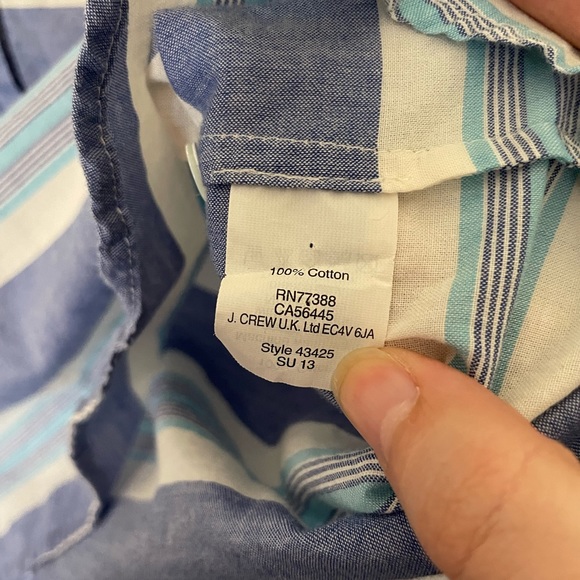 Retro J. Crew Monaco Multistripe Popover Tunic - Picture 7 of 9